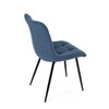 Jídelní židle, modrá, látka, DCL-193 BLUE2