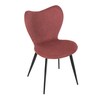 Jídelní židle, červená, látka, DCL-1031 RED2