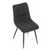 Jídelní židle, šedá, látka, DCL-193 GREY2