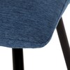 Jídelní židle, modrá, látka, DCL-193 BLUE2