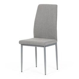 Jídelní židle, šedá, látka, DCL-379 LAN2