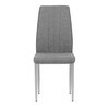 Jídelní židle, šedá, látka, DCL-379 GREY2