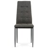 Jídelní židle, šedá, látka, DCL-397 GREY2
