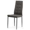 Jídelní židle, šedá, látka, DCL-397 GREY2