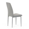 Jídelní židle, šedá, látka, DCL-379 LAN2