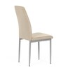 Jídelní židle, béžová, látka, DCL-379 BG2