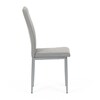 Jídelní židle, šedá, látka, DCL-379 LAN2