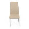 Jídelní židle, béžová, látka, DCL-379 BG2
