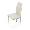 Jídelní židle, béžová, látka, DCL-379 CRM2