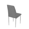 Jídelní židle, šedá, látka, DCL-379 GREY2