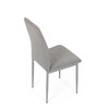 Jídelní židle, šedá, látka, DCL-379 LAN2