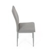Jídelní židle, šedá, látka, DCL-379 LAN2