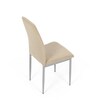 Jídelní židle, béžová, látka, DCL-379 BG2