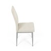 Jídelní židle, béžová, látka, DCL-379 CRM2