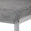 Jídelní židle, šedá, látka, DCL-379 GREY2