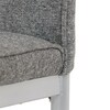 Jídelní židle, šedá, látka, DCL-379 GREY2