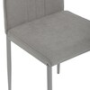 Jídelní židle, šedá, látka, DCL-379 LAN2