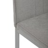 Jídelní židle, šedá, látka, DCL-379 LAN2