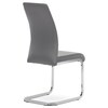 Jídelní židle, šedá, ekokůže, DCL-408 GREY