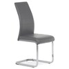 Jídelní židle, šedá, ekokůže, DCL-408 GREY