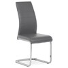 Jídelní židle, šedá, ekokůže, DCL-408 GREY