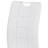 Jídelní židle, bílá, ekokůže, DCL-411 WT