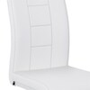 Jídelní židle, bílá, ekokůže, DCL-411 WT