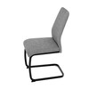 Jídelní židle, šedá, látka, DCL-438 GREY2