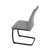Jídelní židle, šedá, látka, DCL-438 GREY2