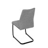 Jídelní židle, šedá, látka, DCL-438 GREY2