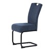 Jídelní židle, modrá, látka, DCL-E2008 BLUE2