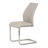Jídelní židle, krémová, ekokůže, DCL-D1277 CRM