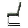 Jídelní židle, zelená, samet vintage, DCL-D1275 GRN4