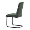 Jídelní židle, zelená, samet vintage, DCL-D1275 GRN4