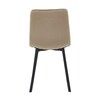Jídelní židle, béžová, sametová látka, DCL-973 CAP4