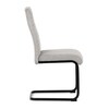 Jídelní židle, stříbrná, samet vintage, DCL-D1275 SIL4