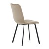 Jídelní židle, béžová, sametová látka, DCL-973 CAP4