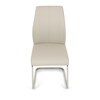 Jídelní židle, krémová, ekokůže, DCL-D1277 CRM