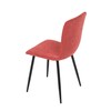 Jídelní židle, červená, manšestrová látka, DCL-964 RED2