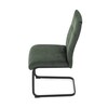 Jídelní židle, zelená, samet vintage, DCL-D1275 GRN4