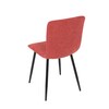 Jídelní židle, červená, manšestrová látka, DCL-964 RED2
