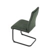 Jídelní židle, zelená, samet vintage, DCL-D1275 GRN4