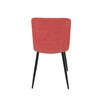 Jídelní židle, červená, manšestrová látka, DCL-964 RED2
