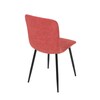 Jídelní židle, červená, manšestrová látka, DCL-964 RED2