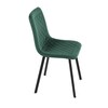 Jídelní židle, zelená, sametová látka, DCL-973 GRN4