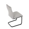 Jídelní židle, stříbrná, samet vintage, DCL-D1275 SIL4