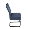 Jídelní židle, modrá, látka, DCL-E2008 BLUE2