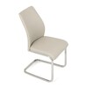Jídelní židle, krémová, ekokůže, DCL-D1277 CRM