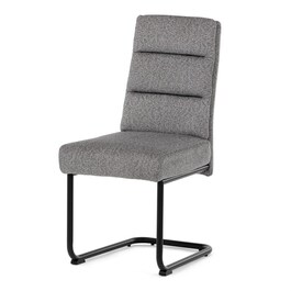 Jídelní židle, šedá, látka, DCL-P3107 SIL2