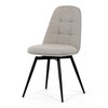Jídelní židle, béžová, látka, DCL-V2040 CRM2